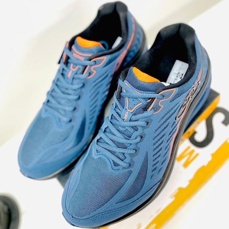 Tênis Masculino Olympikus Vortice 951 - Petróleo/Laranja - Tênis